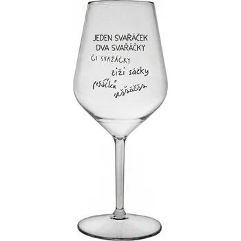 Sklenice SVAŘÁČEK - čirá nerozbitná sklenice na víno 470 ml