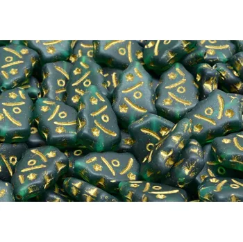 Korálek Korálky Vánoční stromeček 2249 (17x12 mm)