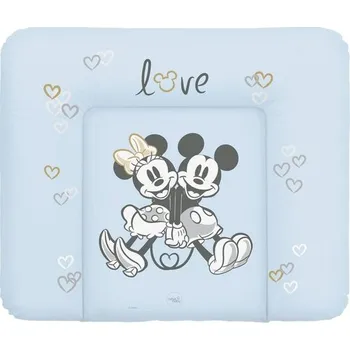 Přebalovací podložka CEBA Podložka přebalovací měkká na komodu (85x72) Disney Minnie & Mickey - Blue