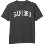 Chlapecké tričko GAP BETTER GRAPHIC M Tmavě šedá, Bílá