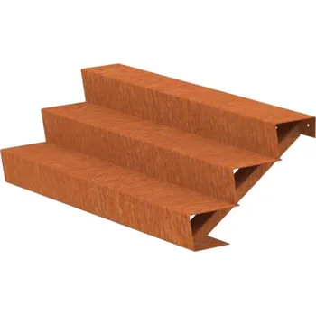 Schodiště Steel design Cortenové schody 100 cm (3x nášlap)