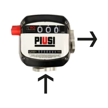 Palivové čerpadlo Mechanický průtokoměr na naftu K90 PIUSI Model: K90 SE