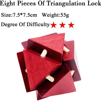 Hlavolam Dřevěný hlavolam, ježek v kleci, věž atp. - 2