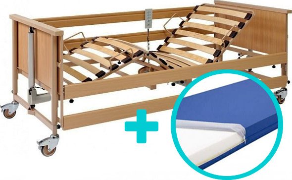 ELEKTRICKÁ POLOHOVACÍ POSTEL + ZDRAVOTNÍ MATRACE