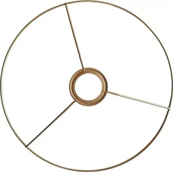 Lapač snů Kovový rám stínidla na macrame lampu Ø30 cm - zlatý