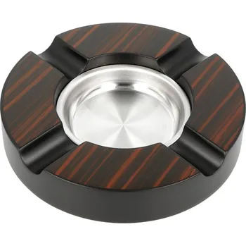 Popelník Doutníkový popelník Ebony tmavý mat., 4D