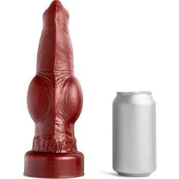Dildo Mr. Hankey’s Toys Dog Dildo Medium, prémiové silikonové dildo s Vac-U-Lock 25,7 x 4–8,6 cm