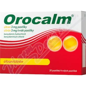 Lék Orocalm citron 3mg pas.20