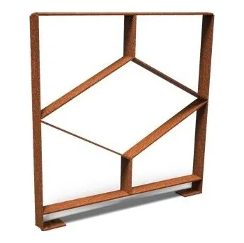 Zábradlí Steel design Cortenové zábradlí RO1BA 100 cm