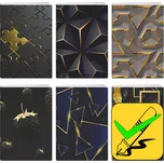 Elisa sešit Elegance, A5, 80 g, 40 listů, linka, 6 motivů - 10 ks