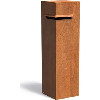 Poštovní schránka Steel design Cortenová poštovní schránka IVAR