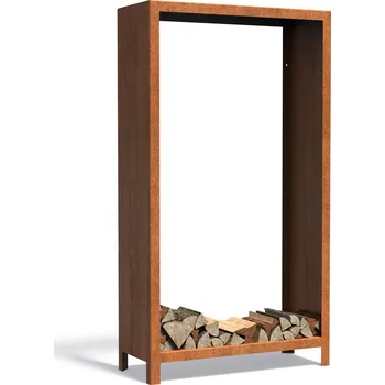 Steel design Cortenový dřevník 100 x 40 x 180 cm
