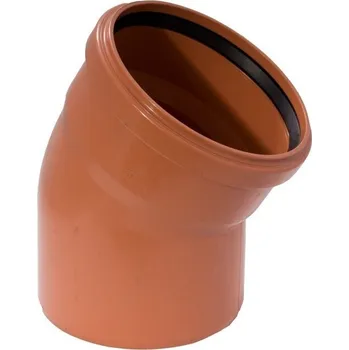 Kanalizační potrubí KG koleno 160 mm 30°