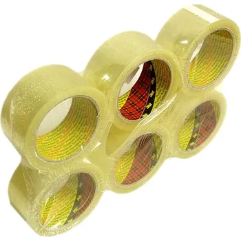 Lepicí páska Balicí lepicí páska, 50mm x 66m, 3M SCOTCH, průhledná