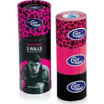 Tejpovací páska MyCureTape® sada 3 ks tejpů 5 cm x 2,5 m pink V praktickém balení