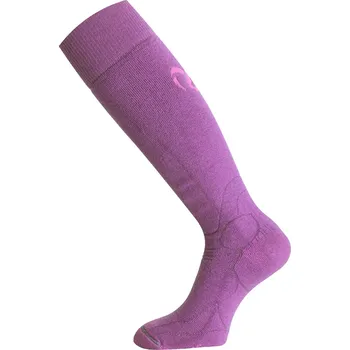 Pánské ponožky WMS merino lyžařská podkolenka - Fialová 400 / (38-41) M / Fialová