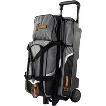 Taška na bowlingovou kouli HAMMER 3 BALL ROL DELUXE BILA