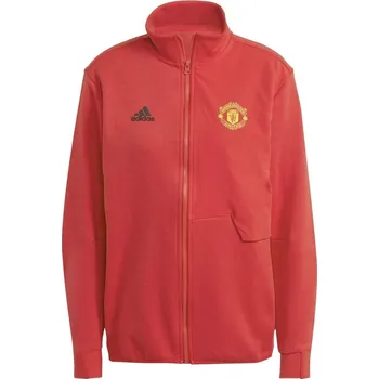 Dámská casual bunda adidas Manchester United Anthem Jacket Womens Red 8 (XS)