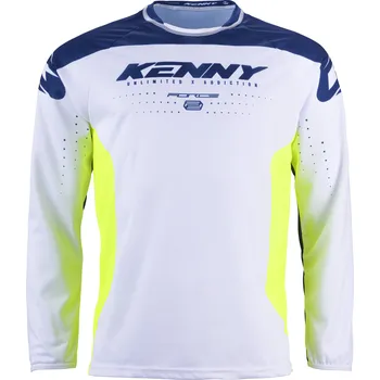 cyklistický dres KENNY dres FORCE 24 navy/neon yellow - S