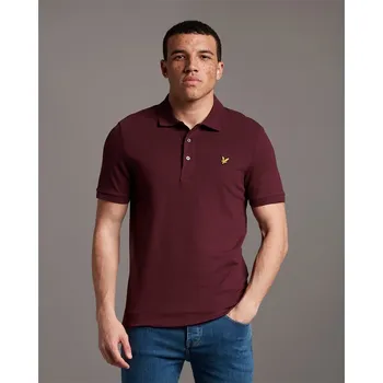 Pánské tričko Tričko Lyle and Scott Burgundy Z562 1056385 2XL