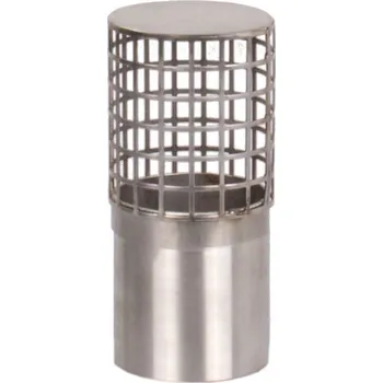 Venkovní odpadkový koš Banat Sací koš nerezový malý připojení 63 mm