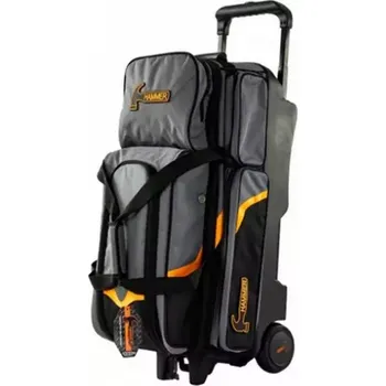 Taška na bowlingovou kouli HAMMER 3 BALL ROL DELUXE ORANŽOVA