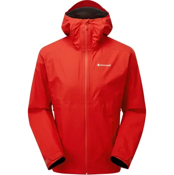 Pánská větrovka Montane pánská ultralehká nepromokavá bunda Spirit Lite Jacket Barva: Adrenaline Red, Velikost: L