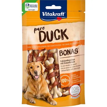 Pamlsek pro psa Vitakraft DUCK Bonas vápníkové kostičky 3 × 80 g