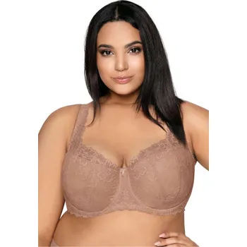 Podprsenka Dámská krajková podprsenka Carmela Cappuccino Mat, 70G i240_204189_2:70G