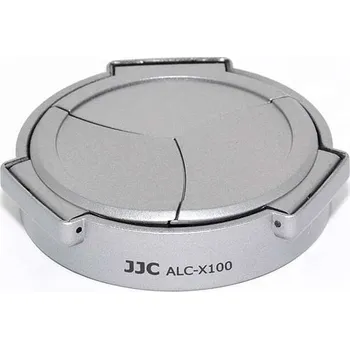 JJC automatická krytka objektivu ALC-X100 pro Fujifilm X100, X100S, X100T, X100F, X70 stříbrná ALC-X100S