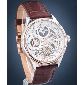 Hodinky Hodinky Carl von Zeyten Kirnbach Skeleton Automatic CVZ0034RWHS