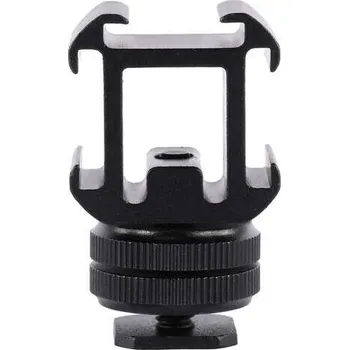 Blesk Benro MeVideo Livestream Cold Shoe adaptér sáněk blesku na 3× cold shoe