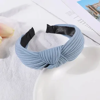 Čelenka Dívčí čelenka s uzlíkem | Doplňky na vlasy | Módní doplňky - Modrá 1