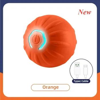 Hračka pro psa Skákací míč pro psy | Interaktivní psí hračka - Oranžový