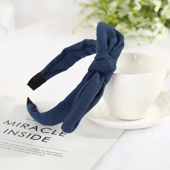 Čelenka Dámská vintage čelenka s mašlí | čelenka do vlasů, dámská doplňky - námořnictvo