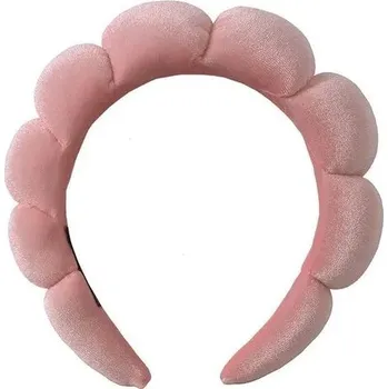 Čelenka Dámská čelenka retro puffy | Čelenky na vlasy, módní doplňky - Tmavě růžová