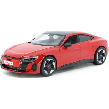 autíčko Audi RS e-tron GT 2022 červená 1:25 - Maisto Audi R S etron G T - kovový model auta 1/25
