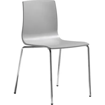 Jídelní židle SCAB Plastová židle ALICE CHAIR NEHOŘLAVÁ světle šedá 2675