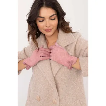 Čepice Elegantní dámské rukavice AT s dotykovým kvítkem, L/XL i240_202495_2:L/XL