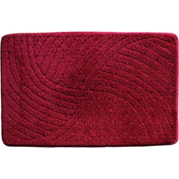 Koberec Protiskluzová koupelnová předložka Classic vínová, 50x80, červená, koupelna - 1 rok na vrácení + DOPRAVA ZDARMA k Vám i zpět