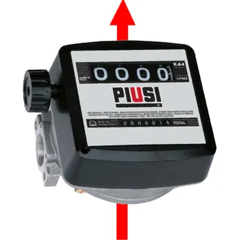 Příslušenství k čerpadlu Mechanický průtokoměr K44 PIUSI Směr toku: B - zdola nahoru ↑