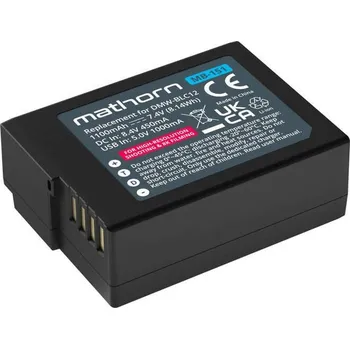 Mathorn MB-151 USB-C akumulátor DMW-BLC12 pro Panasonic 1100 mAh