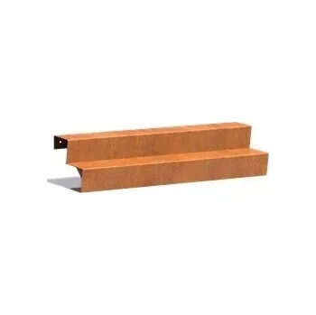 Schodiště Steel design Cortenové schody 150 cm (2x nášlap)