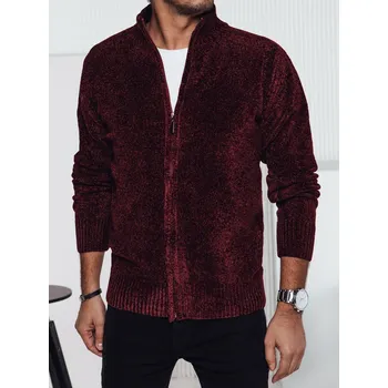 Pánský svetr Pánský svetr na zip WX2227 Barva: Bordová, Velikost: L