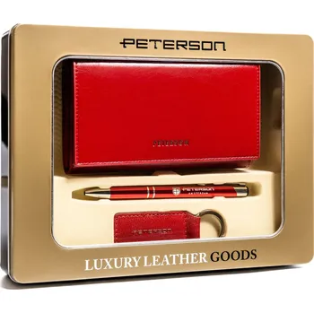 Peněženka Dárková sada pro ni: peněženka, klíčenka, pero