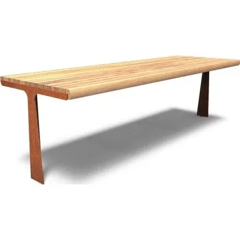 kempingový stůl Steel design Cortenový stůl GRO