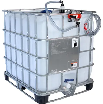 Palivová nádrž Výdejní nádrž na AdBlue: IBC rotační čerpadlo PIUSI Objem: 1000 l