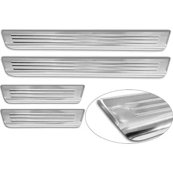 Lišta karosérie Avisa Prahové nerezové lišty Škoda Kamiq (od roku 2019>) - stříbrné |