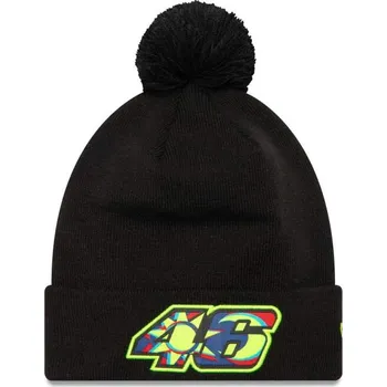 Módní doplněk Pánská čepice New Era KNIT MEDIUM GRAPHIC OVERLAY CUFF BEANIE VR46 černá 60565928