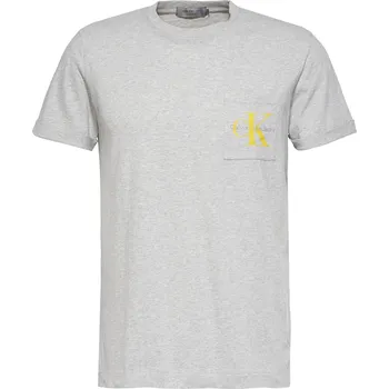 Pánské tričko Tričko Calvin Klein Jeans Light Grey 1050101 XS